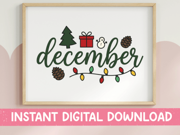 December Christmas Holiday SVG: A Festive Embroidery Delight