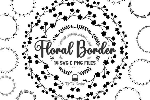 Evaluating Floral Circle Round Border Svg Png