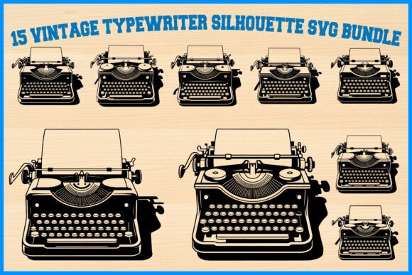 Review: 15 Vintage Typewriter SVG Bundle