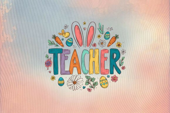 Review: Easter Teacher Png, Happy Easter Png