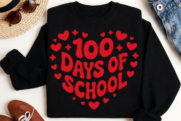 Review of 100 Days of School Valentine PNG