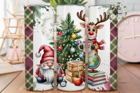 Santa's Favorite Teacher Tumbler Wrap Review
